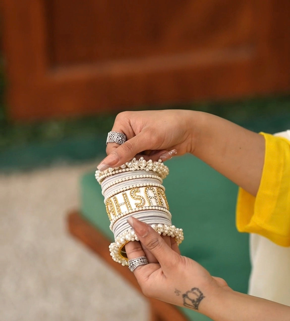 Personalized Name Bangles | Custom Chorian