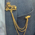 Crown Moch Coat Pin