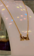 Two Alphabet Name Necklace